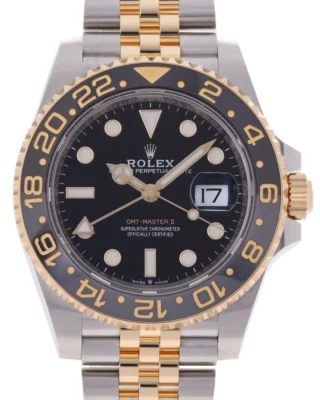 Superclone Rolex GMT-Master II 40 mm Black Dial 126713GRNR 2