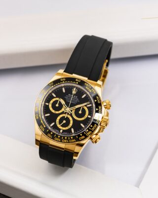 Superclone Rolex Daytona Black Dial 126518LN Profile Shot