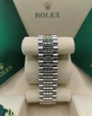 Superclone Rolex Day-Date Ice blue Dial 228236 Profile Shot