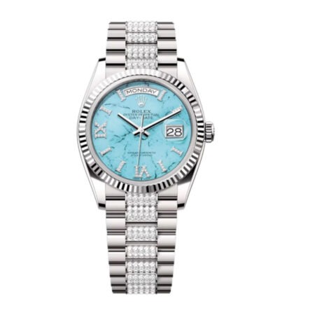 Superclone Rolex Day-Date 36 mm Turquoise Dial 128239