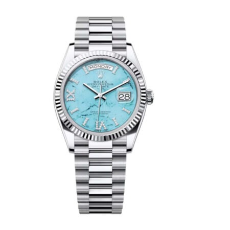 Superclone Rolex Day-Date 36 mm Turquoise Dial 128236