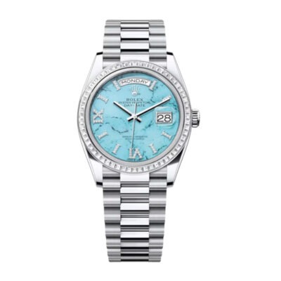 Superclone Rolex Day-Date Turquoise Dial 128396TBR