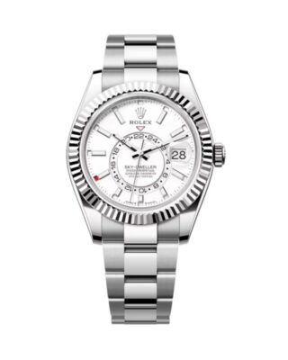 Superclone Rolex Sky-Dweller 42 mm Intense white Dial 336934