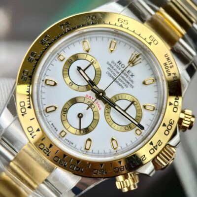 Superclone Rolex Daytona White Dial 126503 Perspective View