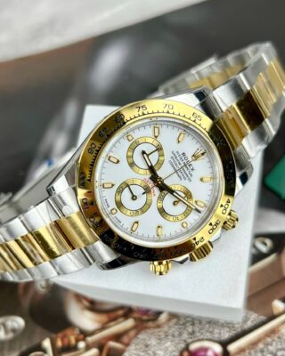 Superclone Rolex Daytona White Dial 126503 Close-Up Focus