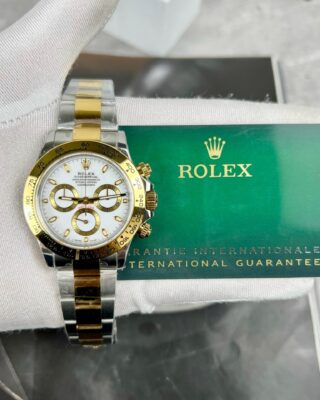 Superclone Rolex Daytona White Dial 126503 Angle Detail
