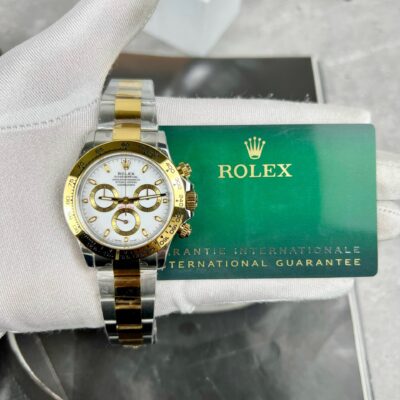 Superclone Rolex Daytona White Dial 126503 Angle Detail