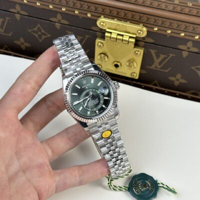 Superclone Rolex Sky-Dweller Mint green Dial 336934 Jubilee Design Element