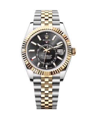 Superclone Rolex Sky-Dweller 42 mm Bright black Dial 336933