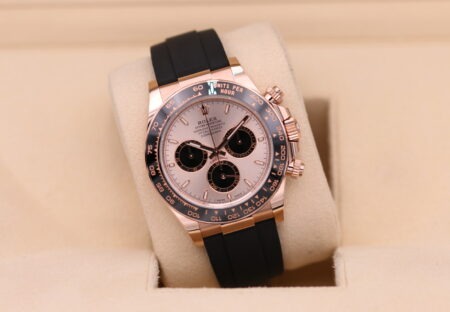 Rolex Daytona Rose Gold Sundust Dial Oysterflex 126515LN