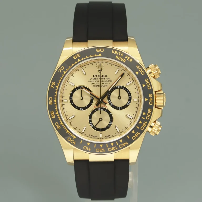 Superclone Rolex Daytona Golden Dial 126518LN Perspective View