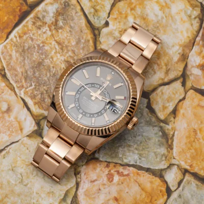 Superclone Rolex Sky-Dweller Slate Dial Oyster 336935 Design Element
