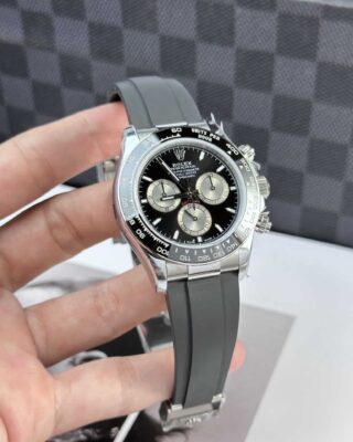 Superclone Rolex Daytona black Dial 126519LN Close-Up Focus