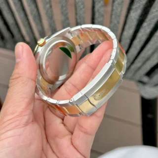 Replica Rolex Sky-Dweller White Dial Gold Case Two Tone Oyster Bracelet
