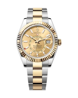 Superclone Rolex Sky-Dweller 42 mm Champagne Dial 336933