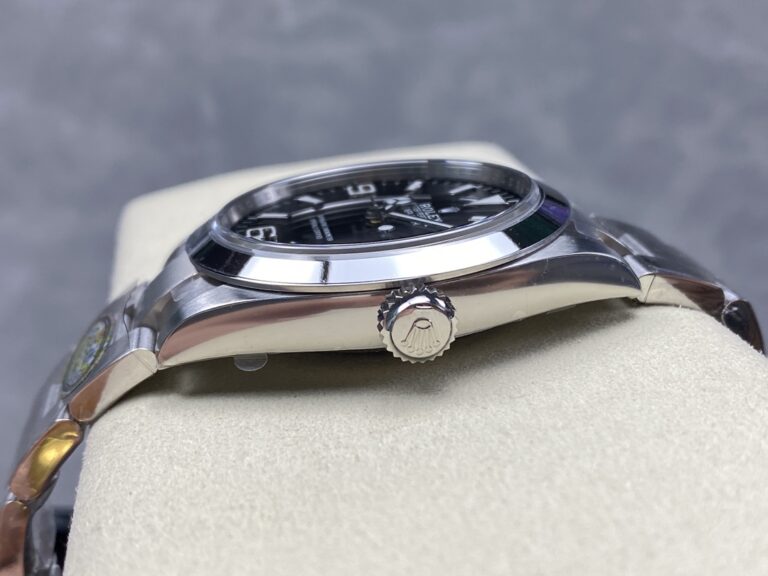 Superclone Rolex Explorer Black Dial 224270 Profile Shot