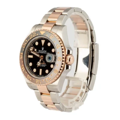 Replica Rolex GMT-Master Black Dial 126711CHNR Root Beer Perspective View