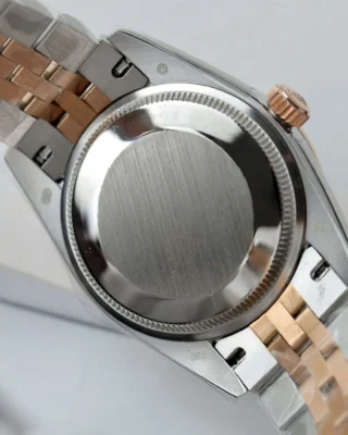Replica Rolex Datejust Chocolate Dial Fluted Bezel Jubilee Bracelet