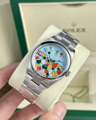 Replica Rolex Oyster Perpetual Turquoise Dial Oyster Bracelet