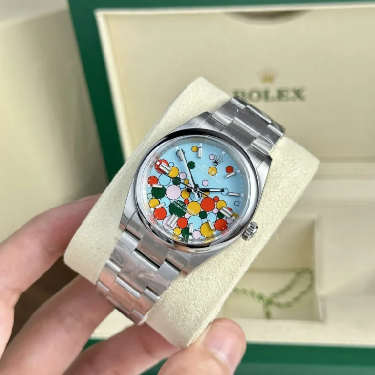 Replica Rolex Oyster Perpetual Turquoise Dial Oyster Bracelet
