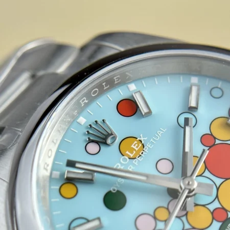 Replica Rolex Oyster Perpetual Turquoise Dial Oyster Bracelet