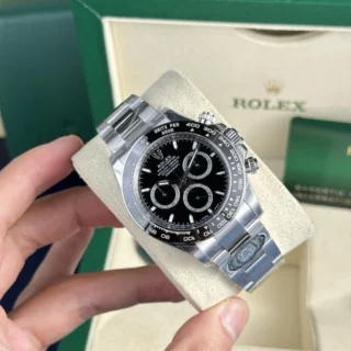 Replica Rolex Godzilla Black Dial Steel Case Oyster Bracelet
