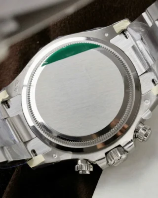 Replica Rolex Daytona Black Dial Steel Bezel Oyster Bracelet