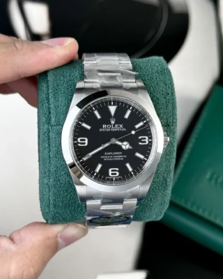 Replica Rolex Explorer Black Dial Oyster Bracelet