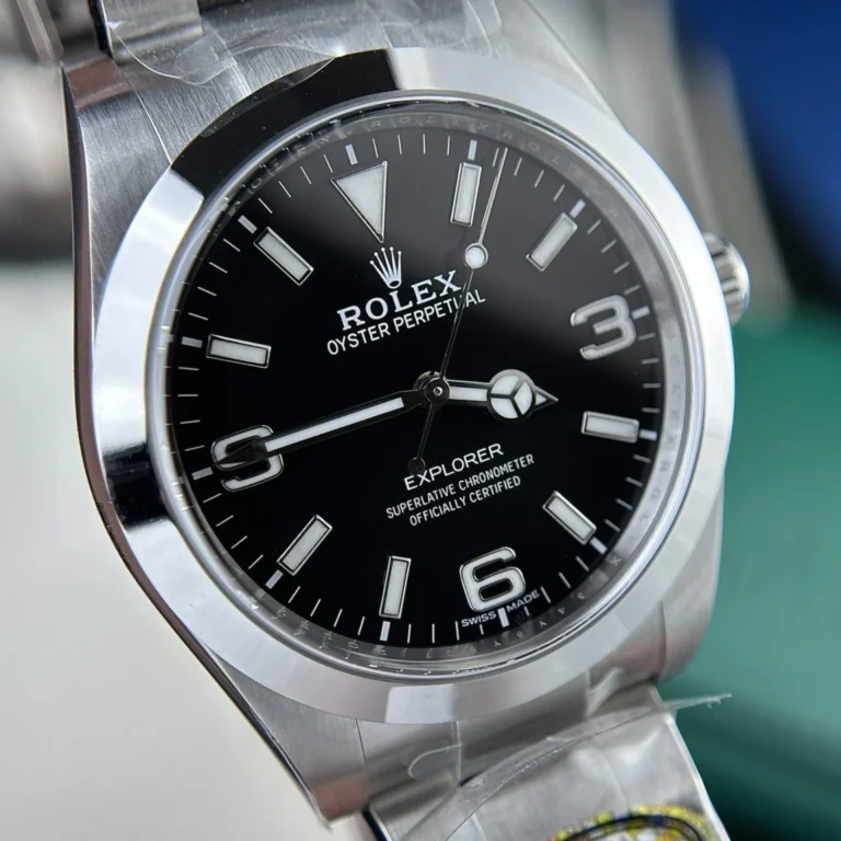 Replica Rolex Explorer Black Dial Oyster Bracelet