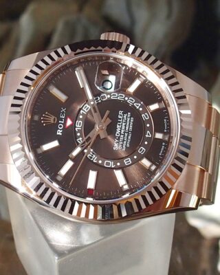 Superclone Rolex Sky-Dweller Chocolate Dial 336935 Feature Highlight