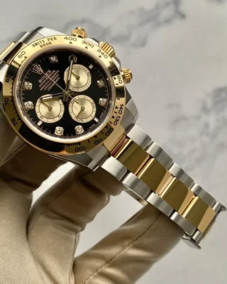 Superclone Rolex Daytona Black Diamond Dial 126503 Design Element