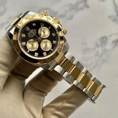 Superclone Rolex Daytona Black Diamond Dial 126503 Design Element