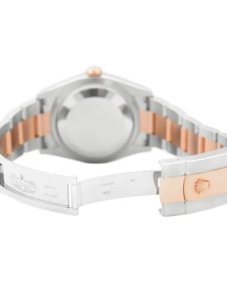 Superclone Rolex Datejust Chocolate Dial 126231 Oyster Close-Up Focus