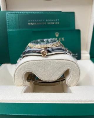 Superclone Rolex Sky-Dweller Bright black Dial 336933 Jubilee Design Element