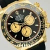 Rolex Cosmograph Daytona 40mm 18K Yellow Gold Black Dial Oysterflex 126518LN