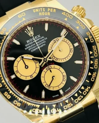 Superclone Rolex Daytona Intense black Dial 126518LN Profile Shot
