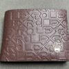 Rolex coffee wallet front