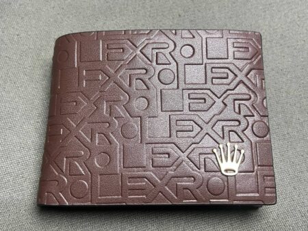 Rolex coffee wallet front