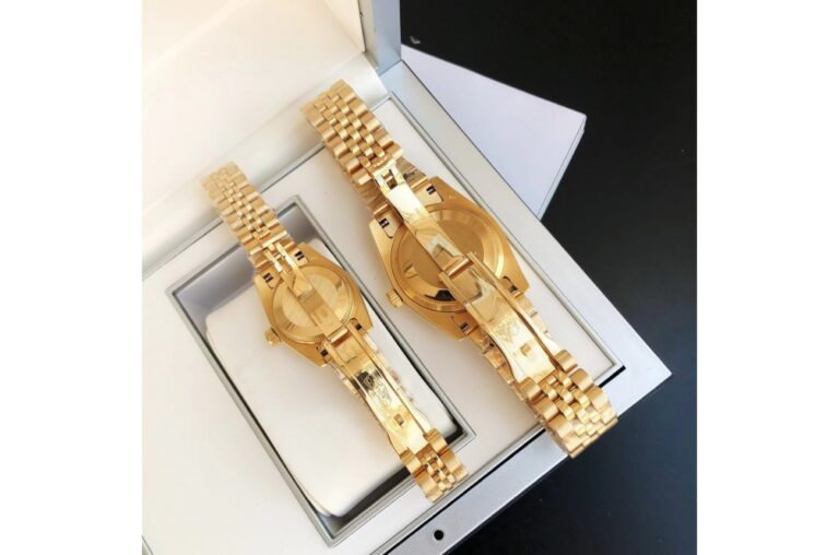 Replica Rolex Datejust RG/RG Jub Black/Dial Feature Highlight