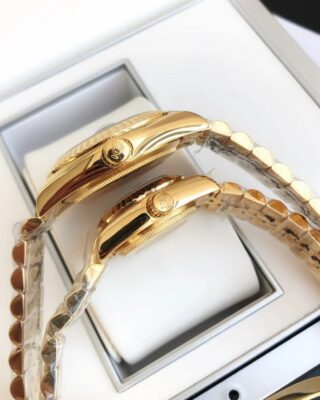 Replica Rolex Datejust RG/RG Jub Black/Dial Alternate Angle