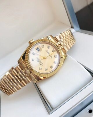 Replica Rolex Datejust RG/RG Jub Gold/Dial Design Element