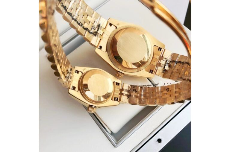 Replica Rolex Datejust RG/RG Jub Gold/Dial Alternate Angle
