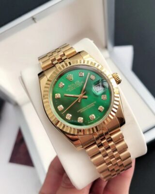 Rolex Datejust 36/28mm RG/RG Jub Green/Dial 2