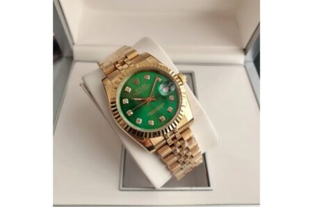 Rolex Datejust 36/28mm RG/RG Jub Green/Dial 3