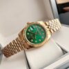 Rolex Datejust 36/28mm RG/RG Jub Green/Dial 6