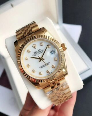 Rolex Datejust 36/28mm RG/RG Jub White/Dial 2