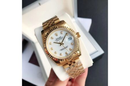 Rolex Datejust 36/28mm RG/RG Jub White/Dial 2