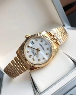 Replica Rolex Datejust RG/RG Jub White/Dial Style Perspective