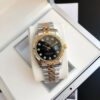 Rolex Datejust 36/28mm RG/SS Jub Black/Dia 4