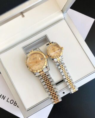 Replica Rolex Datejust RG/SS Jub Gold/Dial Angle Detail